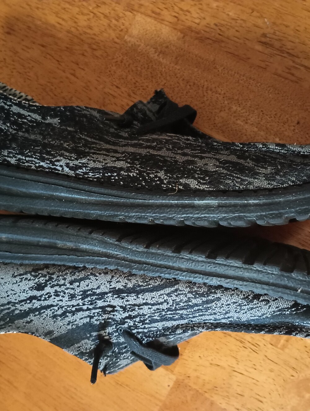 Hey Dude Wendy. Black & Gray. Women's 9 - Picture 6 of 9